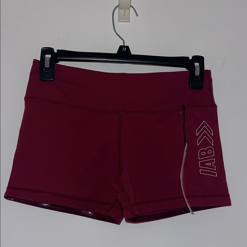 Women's Athletic Shorts in Deep Red